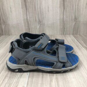 Eddie Bauer Sandals Kids 13 Gray Hook and Loop Outdoor Shoes